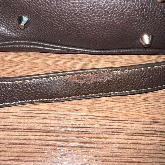 Shaynne Brown Studded Crossbody Bag - Picture 9 of 11